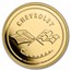 Corvette 1 oz Gold Classic Emblem Flags & Script w/ TEP