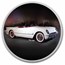 Corvette (1953) White 1 oz Colorized Silver w/ TEP