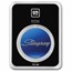 Corvette (1972) Blue Stingray 1 oz Colorized Silver w/ TEP