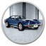 Corvette (1972) Blue Stingray 1 oz Colorized Silver w/ TEP
