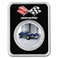 Corvette (1972) Blue Stingray 1 oz Colorized Silver w/ TEP