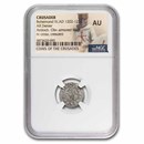 Crusader States Antioch AR Denier Bohemond IV 1202-32 AD AU NGC Crusader States Antioch AR Denier Bohemond IV 1202-32 AD AU NGC