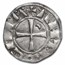 Crusader States Antioch AR Denir Boh. III 1163-1201 AD AU-50 PCGS