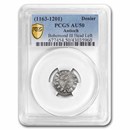 Crusader States Antioch AR Denir Boh. III 1163-1201 AD AU-50 PCGS Crusader States Antioch AR Denir Boh. III 1163-1201 AD AU-50 PCGS
