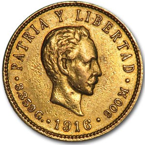 Cuba Gold 5 Peso (Ex-Jewelry)