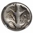 Cyrenaica, Cyrene AR Didrachm 308-277 BC VG NGC