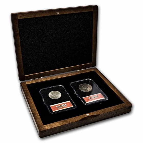 Czechoslovakia Joseph Stalin Silver 2-Coin + Stamp Set BU Czechoslovakia Joseph Stalin Silver 2-Coin + Stamp Set BU