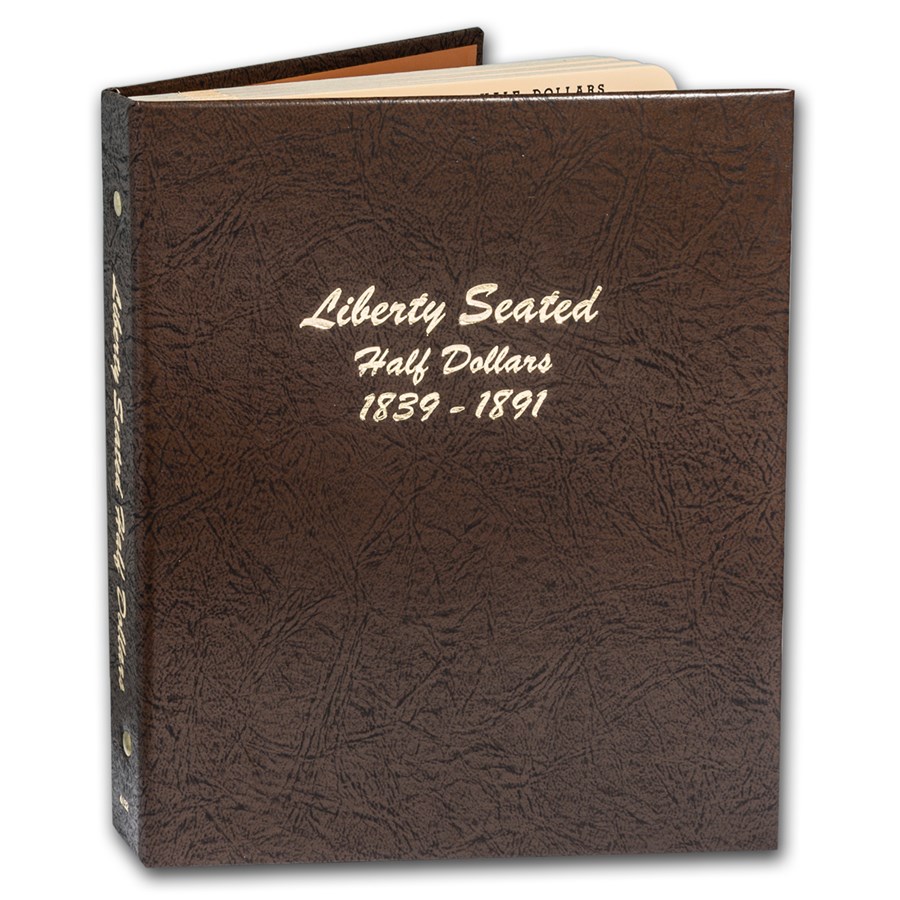 Dansco Album #6152 - Liberty Seated Half Dollars 1839-1891