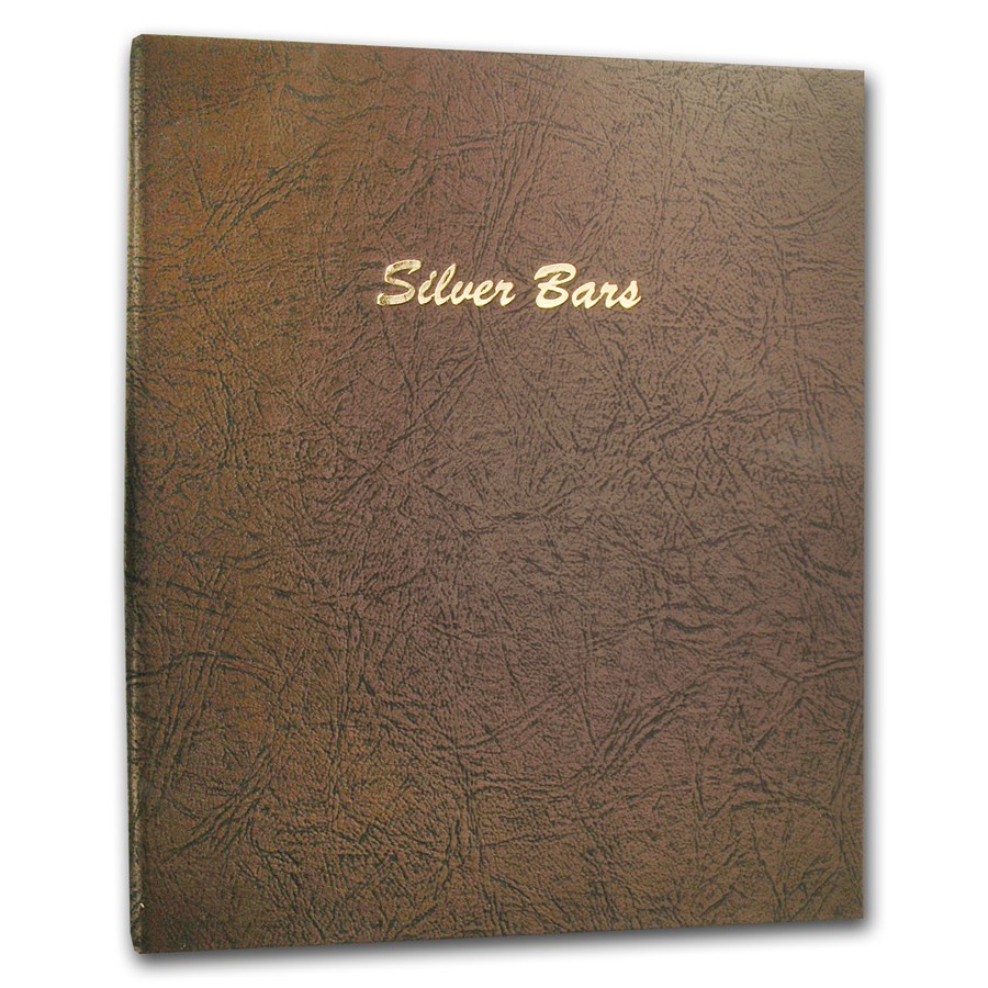 Dansco Album #7086 - Silver Bars Vertical 45 ports
