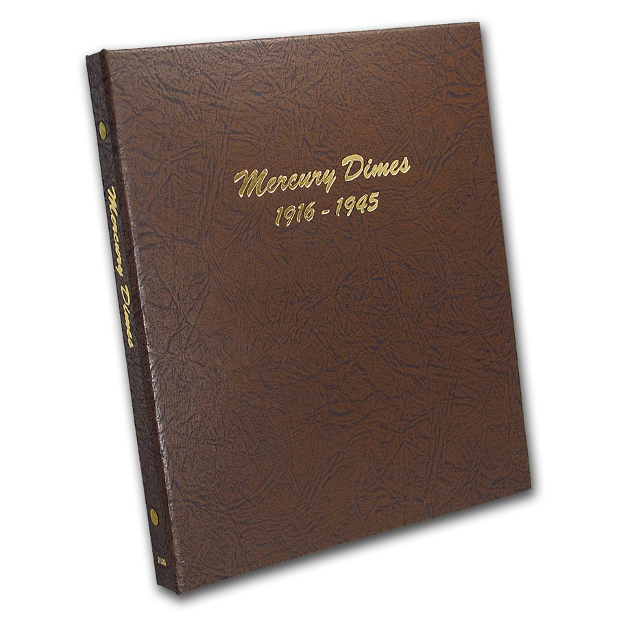 Dansco Album #7123 - Mercury Dimes 1916-1945