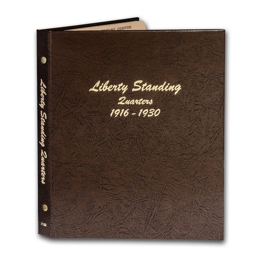 Dansco Album #7132 - Liberty Standing Quarters 1916-1930