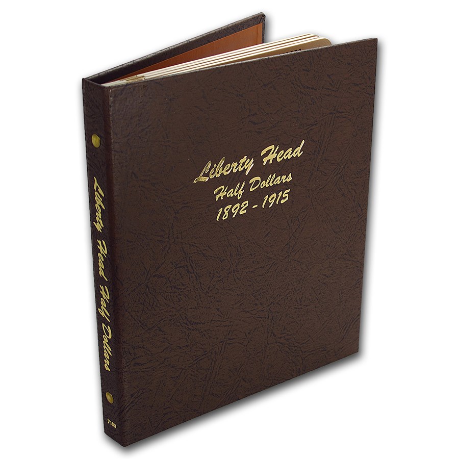 Dansco Album #7150 - Liberty Head Half Dollars 1892-1915