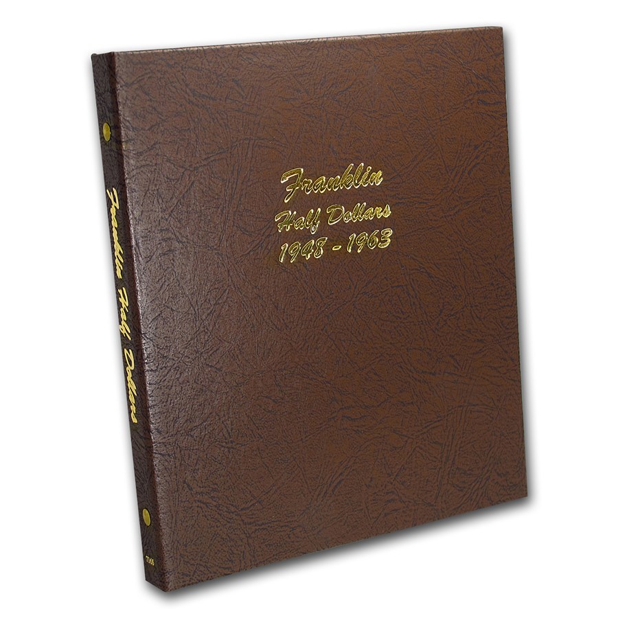 Dansco Album #7165 - Franklin Half Dollars 1948-1963