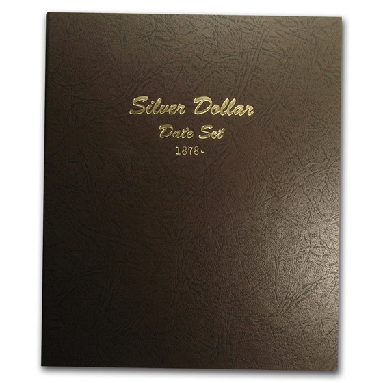Dansco Album #7172 - Silver Dollar Date Set 1878-Date