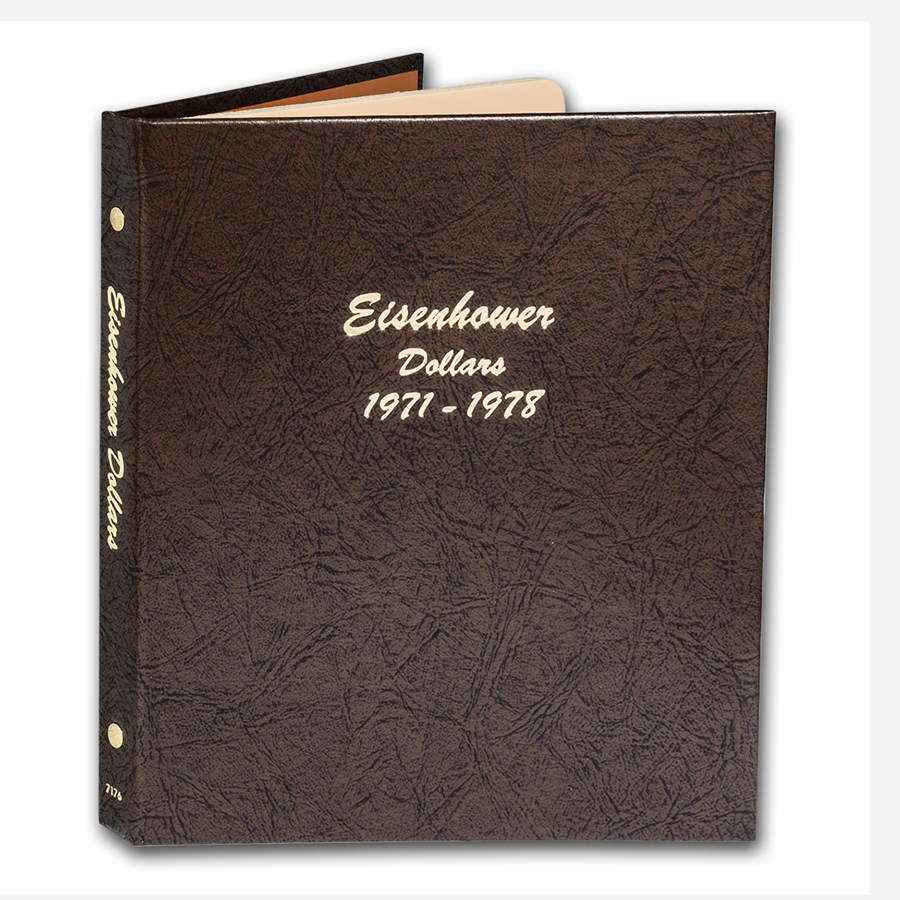Dansco Album #7176 - Eisenhower Dollars 1971-1978