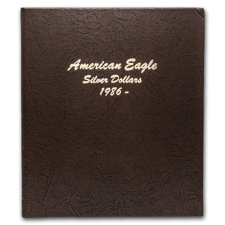 Dansco Album #7181 - Silver American Eagle Dollars (w/o Proofs)