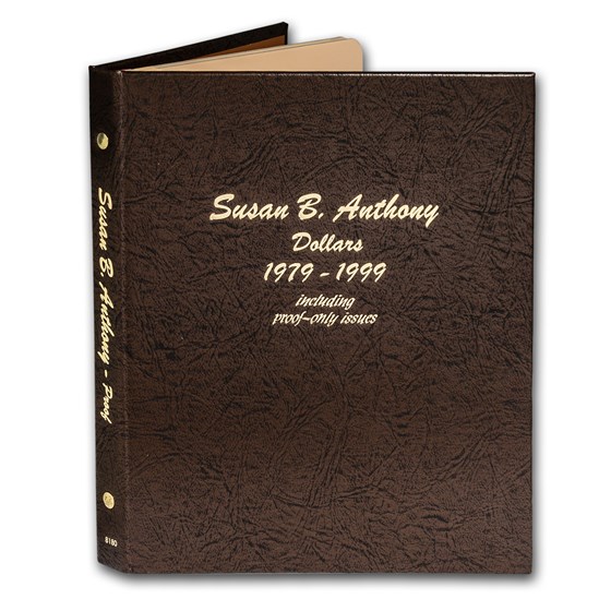Dansco Album #8180 - Susan B. Anthony Dollars 1979-1999 (w/Prfs) Dansco Album #8180 - Susan B. Anthony Dollars 1979-1999 (w/Prfs)