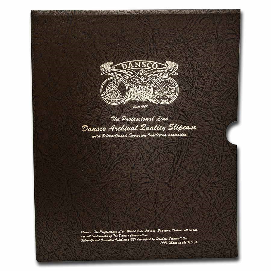 Dansco Archival Slipcase For 1 1/8 Inch Coin Albums - Silver-Guard Corrosion Inhibiting Protection