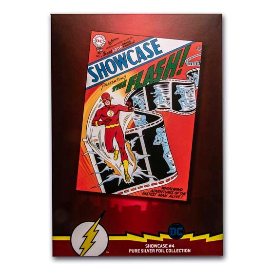 Buy DC Comics #4 The Flash Showcase - 35 Gram Silver Poster | APMEX