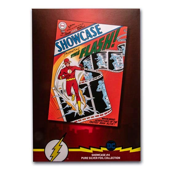 Showcase Flash Buy DC Comics #4 The Flash Showcase - 35 Gram Silver Poster | APMEX