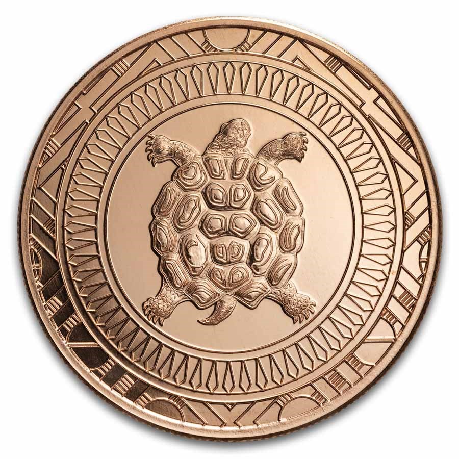 Delaware Nation 1 oz Copper Round