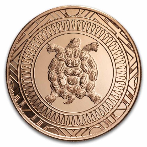 Delaware Nation 1 oz Copper Round Delaware Nation 1 oz Copper Round