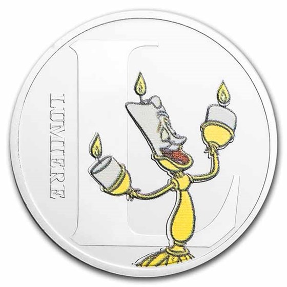 Disney A-Z Collection Alphabet Letter: L is for Lumiere Disney A-Z Collection Alphabet Letter: L is for Lumiere