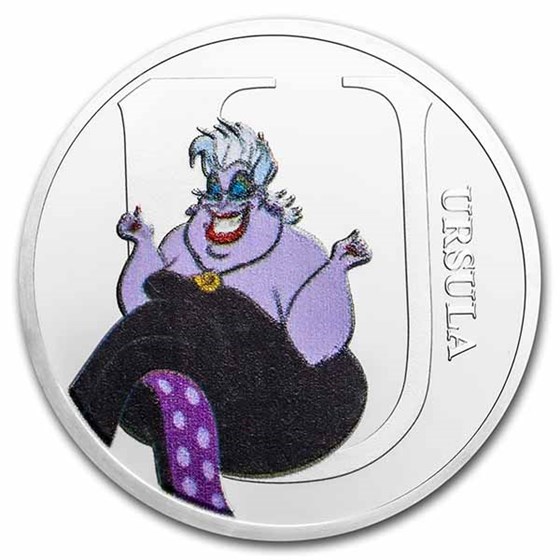Disney A-Z Collection Alphabet Letter: U is for Ursula Disney A-Z Collection Alphabet Letter: U is for Ursula
