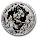 Djibouti 2 oz Silver Echoes of the Ancient East: 1001 Nights