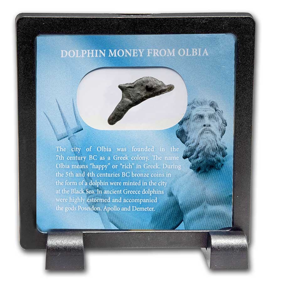 Dolphin Money from Olbia (500 - 400 BC) Presentation Set
