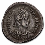 Eastern Roman AR Siliqua Theod. II 408-450 AD XF (RIC 385)