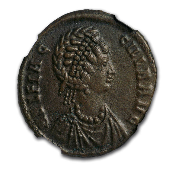 Eastern Roman Empire AE2 A. Flaccilla (379-388 AD) AU* NGC Eastern Roman Empire AE2 A. Flaccilla (379-388 AD) AU* NGC