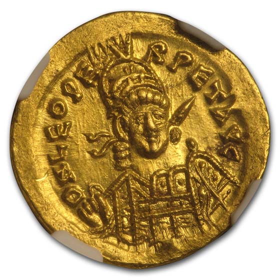 Buy Eastern Roman Gold Solidus Leo I (457-474 AD) MS NGC | APMEX