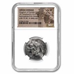 Elymais AR Tetradrachm Kamnaskires III/Ananze 82-72 BC Ch VF NGC