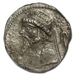 Elymais AR Tetradrachm Kamnaskires V (54-32 BC) AU NGC