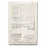 Erie Railroad Company Stock Certificate (Green)