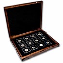 European Nations Currency Units Silver 12-Coin Set