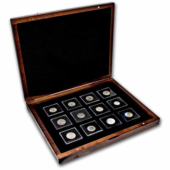 European Nations Currency Units Silver 12-Coin Set European Nations Currency Units Silver 12-Coin Set