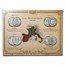 Europe's Latin Monetary Union Silver 4-Coin Presentation Set