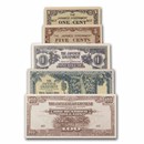 Fall of Singapore Japanese Invasion of Malaya 5-Note Set