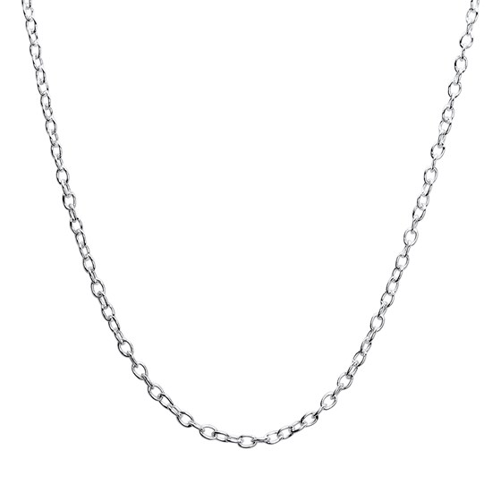 Fancy Rolo Sterling Silver Necklace - 18 in. Fancy Rolo Sterling Silver Necklace - 18 in.