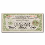 FDR Philippines Guerilla Currency 20 Pesos Banknote