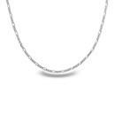 Figaro Sterling Silver Necklace - 18 in.