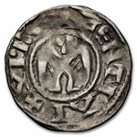 France Bishops of Valance AR Denier (1157-1276 AD)