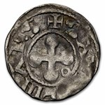 France Bishops of Valance AR Denier (1157-1276 AD)
