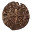 France Duchy of Burgundy AR Denier Hugh IV (1218-1272) VF