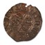 France Duchy of Burgundy AR Denier Hugh IV (1218-1272) VF