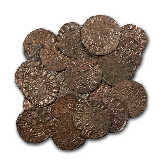 France Duchy of Burgundy AR Denier Hugh IV (1218-1272) VF France Duchy of Burgundy AR Denier Hugh IV (1218-1272) VF