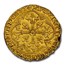 France Gold AV Agnel d'Or. (1380-1422 AD) Charles VI MS-62 NGC