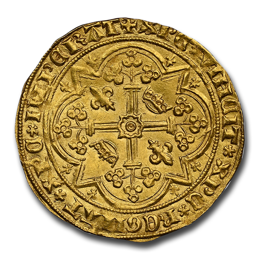 Buy France Gold Franc F'Pied Charles V (1364-1380) MS-64 NGC | APMEX